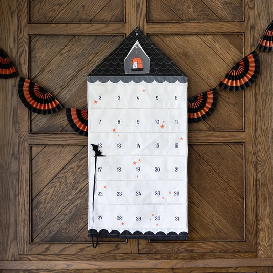 Countdown to Halloween Canvas Pocket Advent